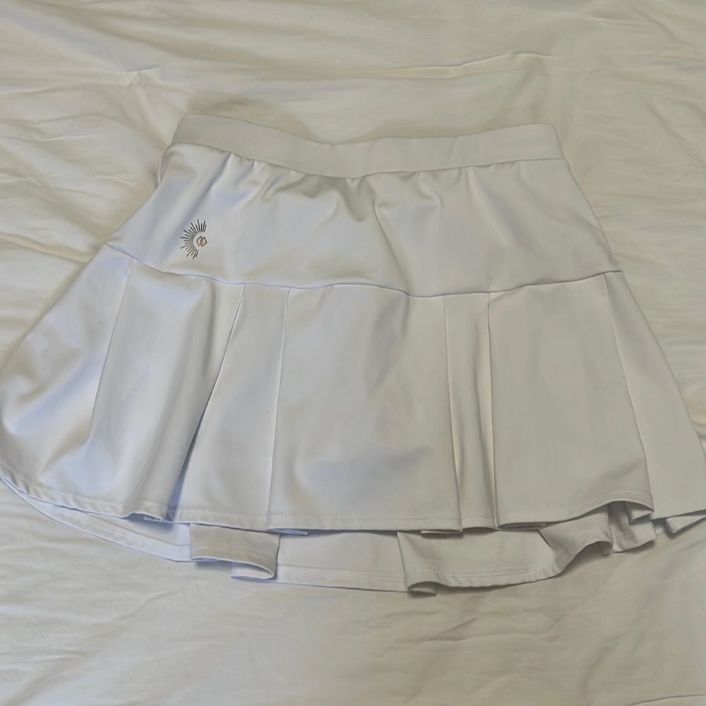 Citrine Glow tennis skirt with shorts very light and comfortable no stains